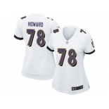 Women Nike Baltimore Ravens #78 Austin Howard Game White NFL Jersey