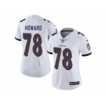 Women Nike Baltimore Ravens #78 Austin Howard White Vapor Untouchable Limited Player NFL Jersey