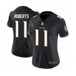 Women's Baltimore Ravens #11 Seth Roberts Black Alternate Vapor Untouchable Limited Player Football Jersey