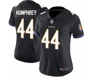 Women's Baltimore Ravens #44 Marlon Humphrey Black Alternate Vapor Untouchable Limited Player Football Jersey