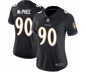 Women's Baltimore Ravens #90 Pernell McPhee Black Alternate Vapor Untouchable Limited Player Football Jersey