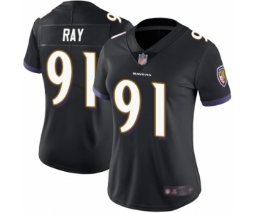 Women's Baltimore Ravens #91 Shane Ray Black Alternate Vapor Untouchable Limited Player Football Jersey