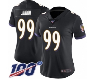 Women's Baltimore Ravens #99 Matt Judon Black Alternate Vapor Untouchable Limited Player 100th Season Football Jersey