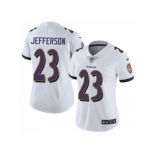 Women's Nike Baltimore Ravens #23 Tony Jefferson Vapor Untouchable Limited White NFL Jersey