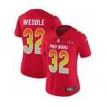 Women's Nike Baltimore Ravens #32 Eric Weddle Limited Red AFC 2019 Pro Bowl NFL Jersey