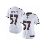 Women's Nike Baltimore Ravens #57 C.J. Mosley Vapor Untouchable Limited White NFL Jersey