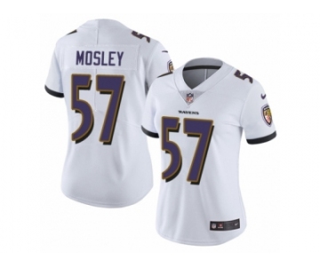 Women's Nike Baltimore Ravens #57 C.J. Mosley Vapor Untouchable Limited White NFL Jersey