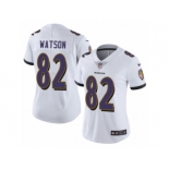 Women's Nike Baltimore Ravens #82 Benjamin Watson Vapor Untouchable Limited White NFL Jersey