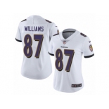 Women's Nike Baltimore Ravens #87 Maxx Williams Vapor Untouchable Limited White NFL Jersey