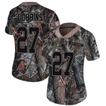 Women's Nike Ravens #27 J.K. Dobbins Camo Stitched NFL Limited Rush Realtree Jersey