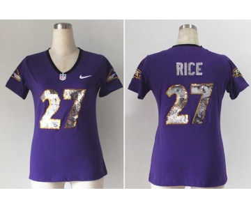 nike women jerseys baltimore ravens #27 ray rice purple jerseys