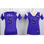 nike women jerseys baltimore ravens #5 joe flacco purple[fashion Rhinestone sequins]