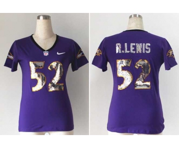 nike women jerseys baltimore ravens #52 r.lewis purple jerseys