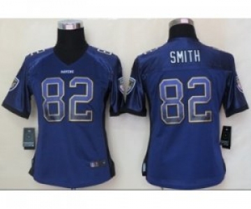 nike women jerseys baltimore ravens #82 torrey smith purple[nike drift fashion]