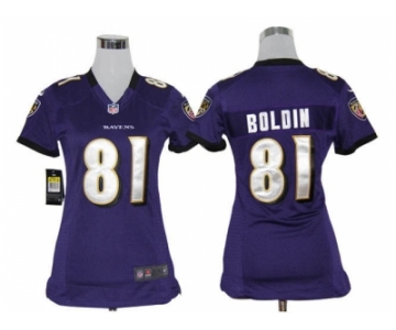 nike women nfl jerseys Baltimore Ravens #81 Anquan Boldin Purple [nike]