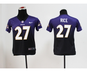 nike women nfl jerseys baltimore ravens #27 ray rice purple[nike drift fashion][second version]