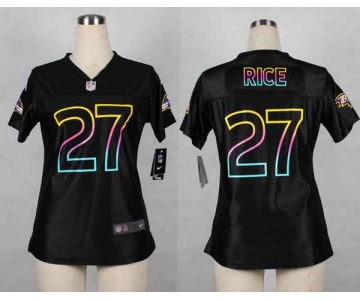 nike women nfl jerseys baltimore ravens #27 rice black[nike fashion]