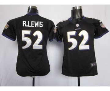 nike women nfl jerseys baltimore ravens #52 r.lewis black[nike]