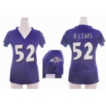 nike women nfl jerseys baltimore ravens #52 r.lewis purple[draft him ii top]