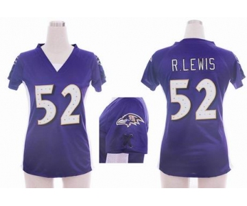 nike women nfl jerseys baltimore ravens #52 r.lewis purple[draft him ii top]