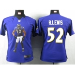 nike women nfl jerseys baltimore ravens #52 r.lewis purple[portrait fashion]