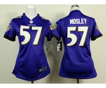 nike women nfl jerseys baltimore ravens #57 mosley purple[nike]