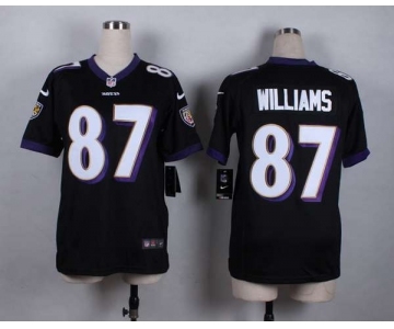 nike women nfl jerseys baltimore ravens #87 willams black[nike]