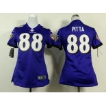 nike women nfl jerseys baltimore ravens #89 pitta purple[nike]