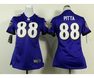 nike women nfl jerseys baltimore ravens #89 pitta purple[nike]