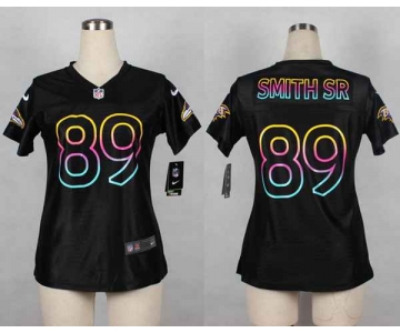 nike women nfl jerseys baltimore ravens #89 smithsr black[nike fashion]