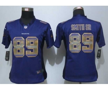 nike women nfl jerseys baltimore ravens #89 smithsr purple[Strobe Limited]