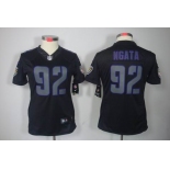 nike women nfl jerseys baltimore ravens #92 ngata black[nike impact limited]