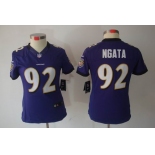 nike women nfl jerseys baltimore ravens #92 ngata purple[nike limited]