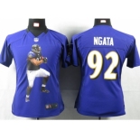 nike women nfl jerseys baltimore ravens #92 ngata purple[portrait fashion]