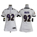 nike women nfl jerseys baltimore ravens #92 ngata white[nike]