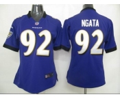 nike womens nfl baltimore ravens #92 ngata purple[nike]