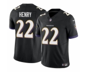 Youth Baltimore Ravens #22 Derrick Henry 2023 F.U.S.E. Black Vapor Limited Football Stitched Jersey