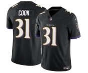 Youth Baltimore Ravens #31 Dalvin Cook Black 2024 F.U.S.E. Stitched Jersey