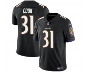 Youth Baltimore Ravens #31 Dalvin Cook Black Stitched Jersey