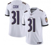 Youth Baltimore Ravens #31 Dalvin Cook White Stitched Jersey