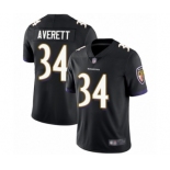 Youth Baltimore Ravens #34 Anthony Averett Black Alternate Vapor Untouchable Limited Player Football Jersey