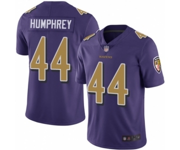 Youth Baltimore Ravens #44 Marlon Humphrey Limited Purple Rush Vapor Untouchable Football Jersey