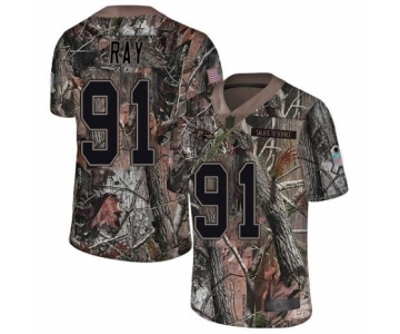 Youth Baltimore Ravens #91 Shane Ray Limited Camo Rush Realtree Football Jersey