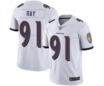 Youth Baltimore Ravens #91 Shane Ray White Vapor Untouchable Limited Player Football Jersey