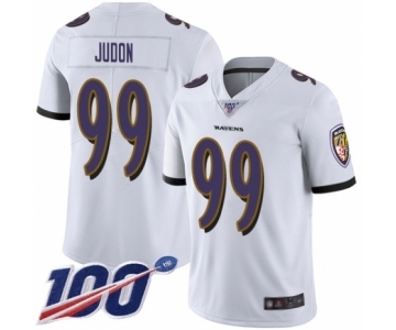 Youth Baltimore Ravens #99 Matt Judon White Vapor Untouchable Limited Player 100th Season Football Jersey