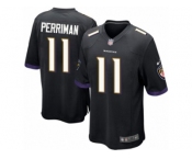 Youth Nike Baltimore Ravens #11 Breshad Perriman Game Black Alternate NFL Jersey