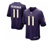 Youth Nike Baltimore Ravens #11 Breshad Perriman Game Purple Team Color NFL Jersey