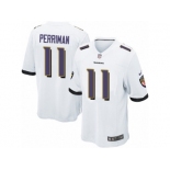 Youth Nike Baltimore Ravens #11 Breshad Perriman Game White NFL Jersey