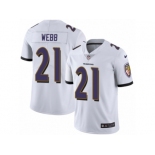 Youth Nike Baltimore Ravens #21 Lardarius Webb Vapor Untouchable Limited White NFL Jersey