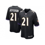 Youth Nike Baltimore Ravens #21 Tony Jefferson Black Alternate Stitched NFL New Elite Jersey